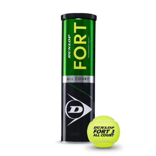 Dunlop Fort All Court Tennis Balls 4B Tube - 6dz/72 Balls