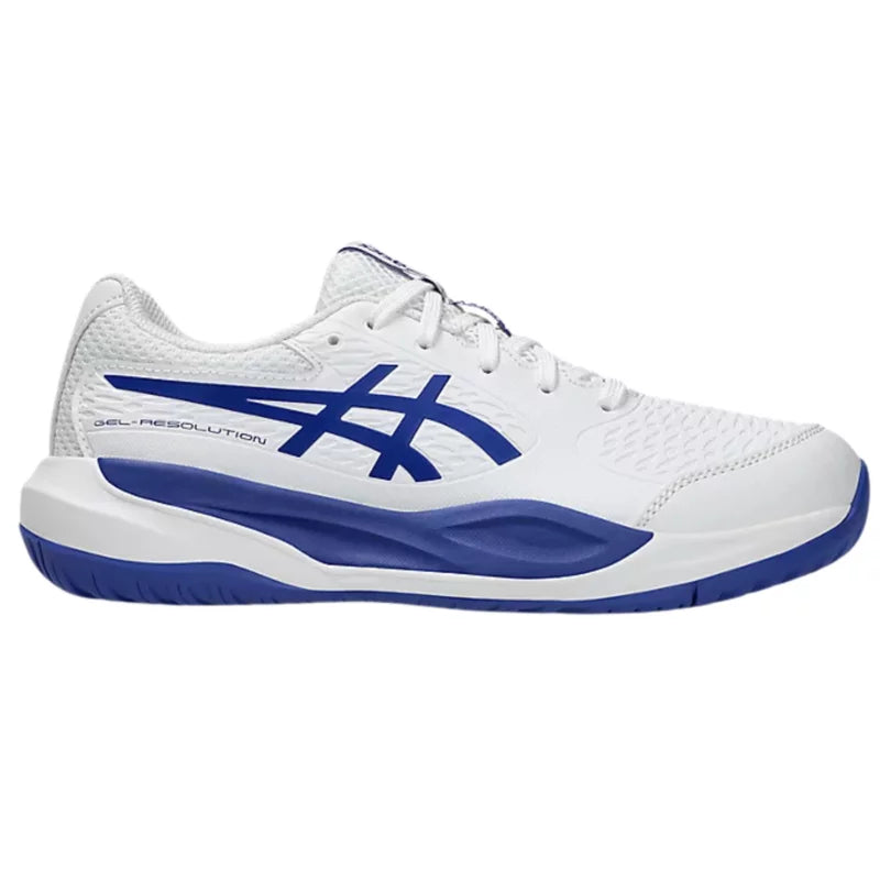 Asics Gel-Resolution X GS - White/Dark Cobalt