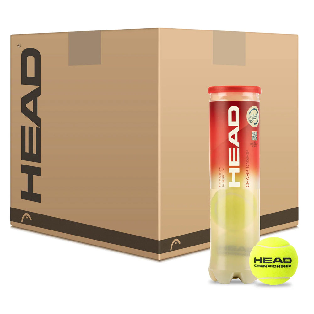 Head Championship Tennis Balls 4b Tube - 12dz/144balls