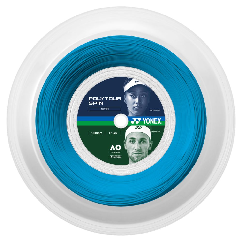 Yonex Poly Tour Spin 1.20m - 200m Reel - Blue