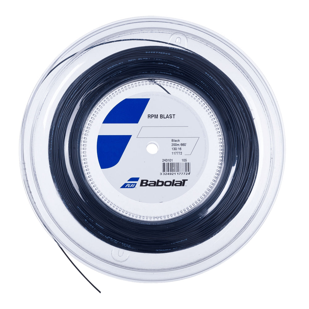 Babolat RPM Blast Tennis String Black 17G - 200m Reel