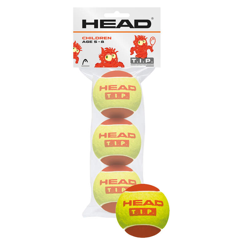 Head T.I.P Red Tennis Balls x3 Ball Pack