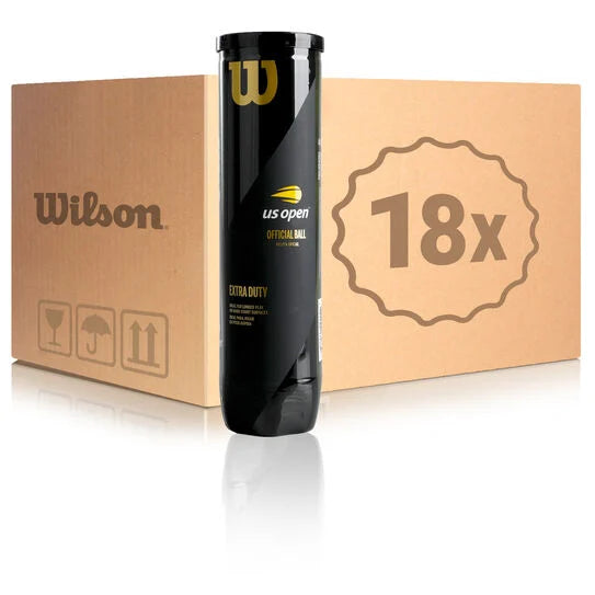 Wilson US Open Tennis Balls 18x 4b Tube