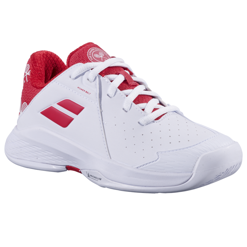 Babolat Propulse Junior 3 Wimbledon - White/Red