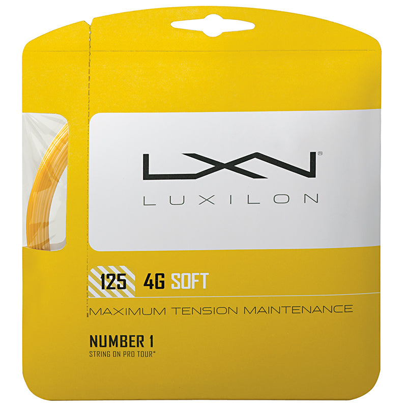 Luxilon 4G Soft 125 Tennis String Set
