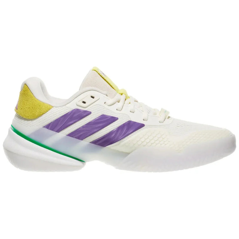 Adidas Barricade 14 White/Purple/Green Mens