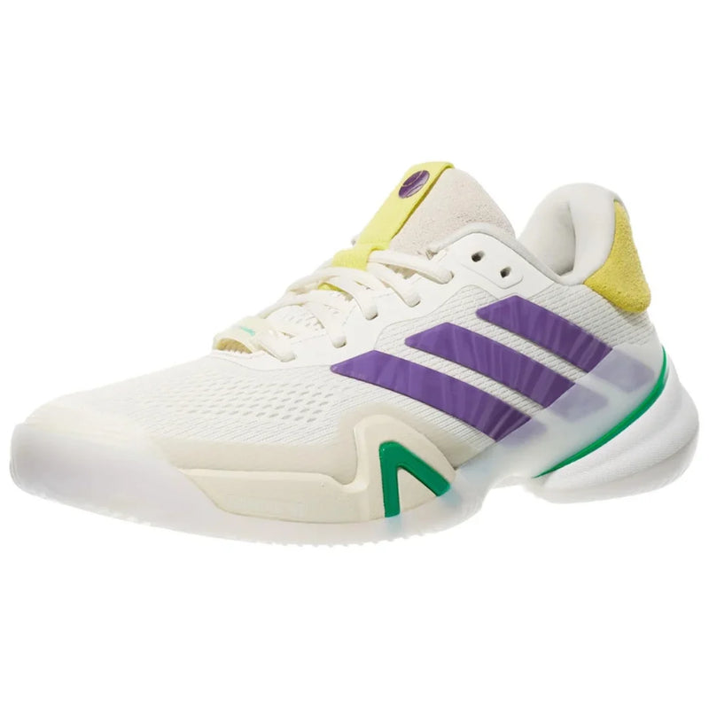 Adidas Barricade 14 White/Purple/Green Mens