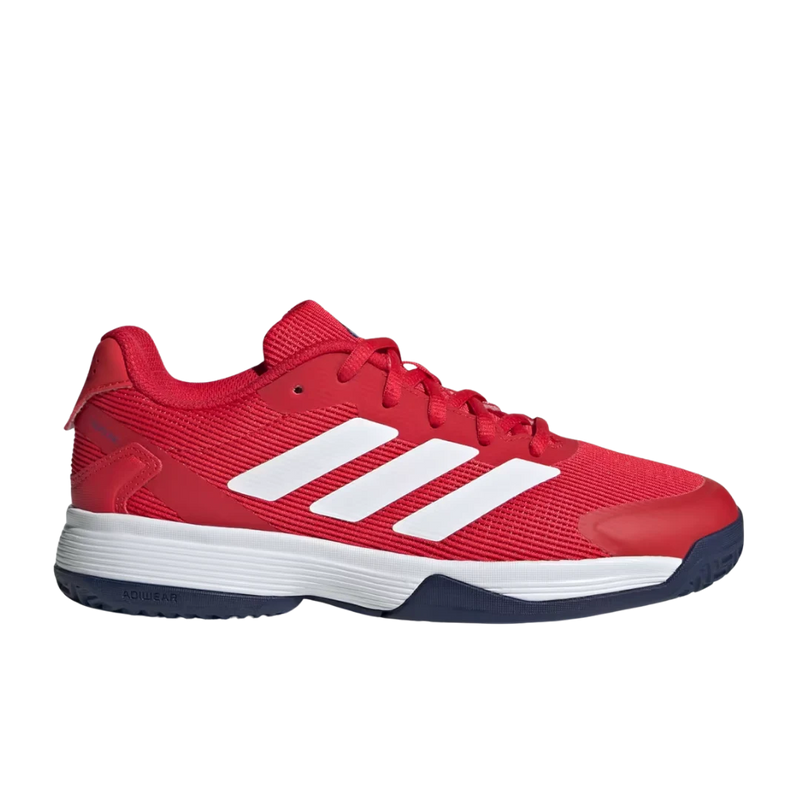 Adidas Ubersonic Kids Tennis Shoes - Pure Ruby/Cloud White/Dark Blue