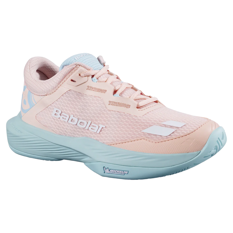 Babolat SFX 4 Womens - Peach/Blue