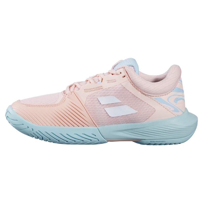 Babolat SFX 4 Womens - Peach/Blue