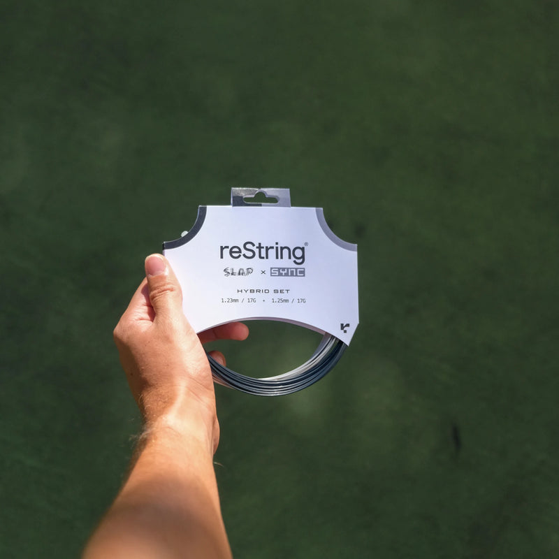 ReString Slap x Sync Hybrid - Tennis String Set 12.2m