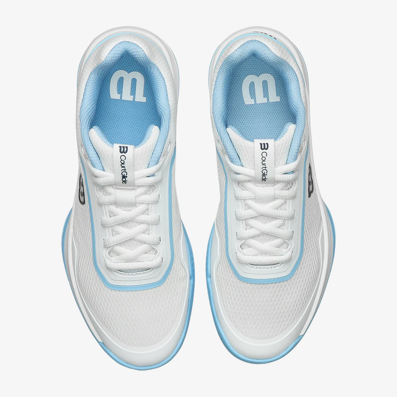 Wilson Courtglide Padel W - White/Blue