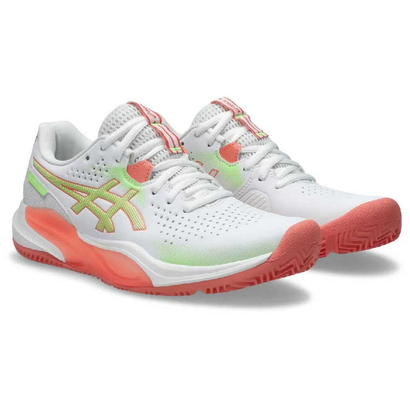Asics Gel Challenger 15 Padel - White/Guava