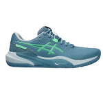 Asics Gel Challenger 15 Padel Shoes - Saba Blue/Vital Green