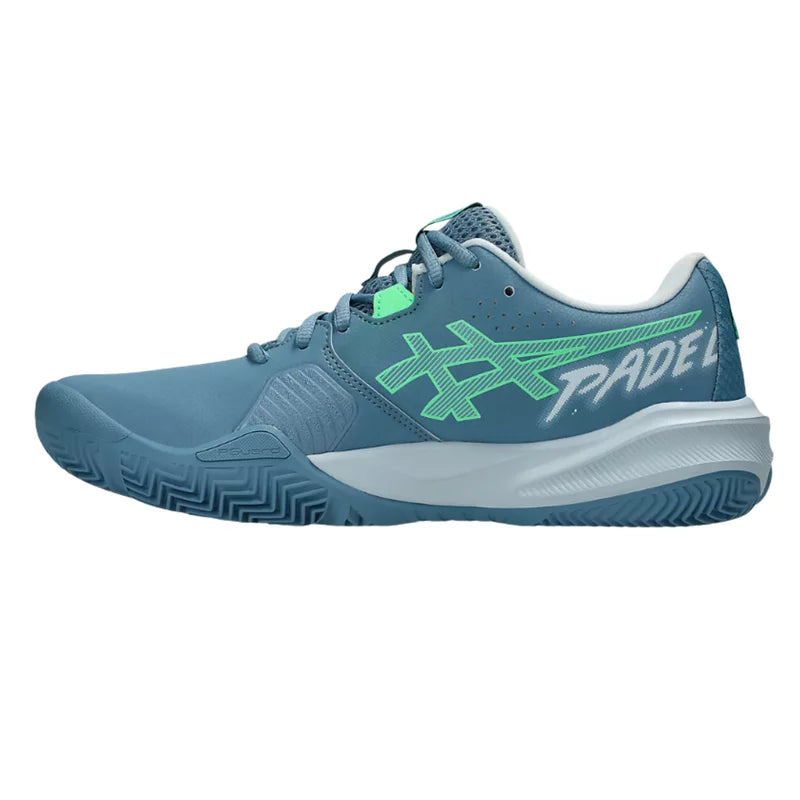 Asics Gel Challenger 15 Padel Shoes - Saba Blue/Vital Green