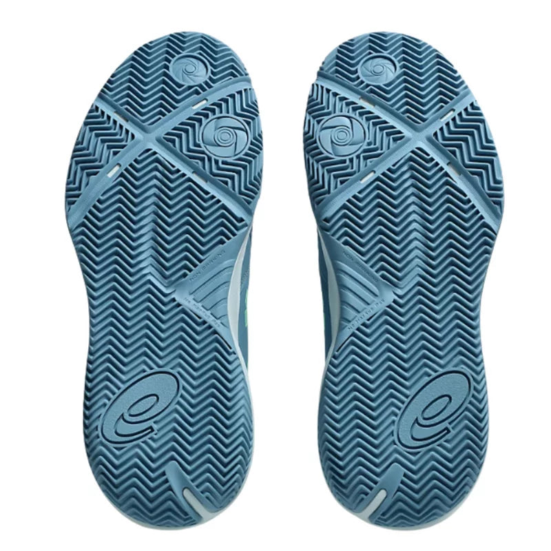 Asics Gel Challenger 15 Padel Shoes - Saba Blue/Vital Green