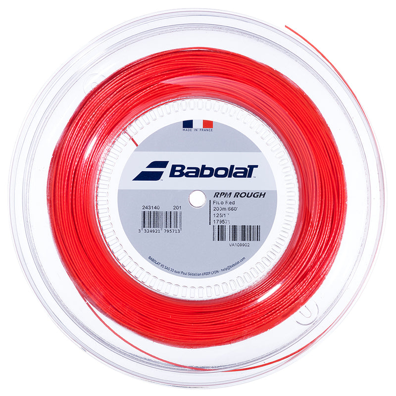 Babolat RPM Rough Fluo Red - 200m Reel