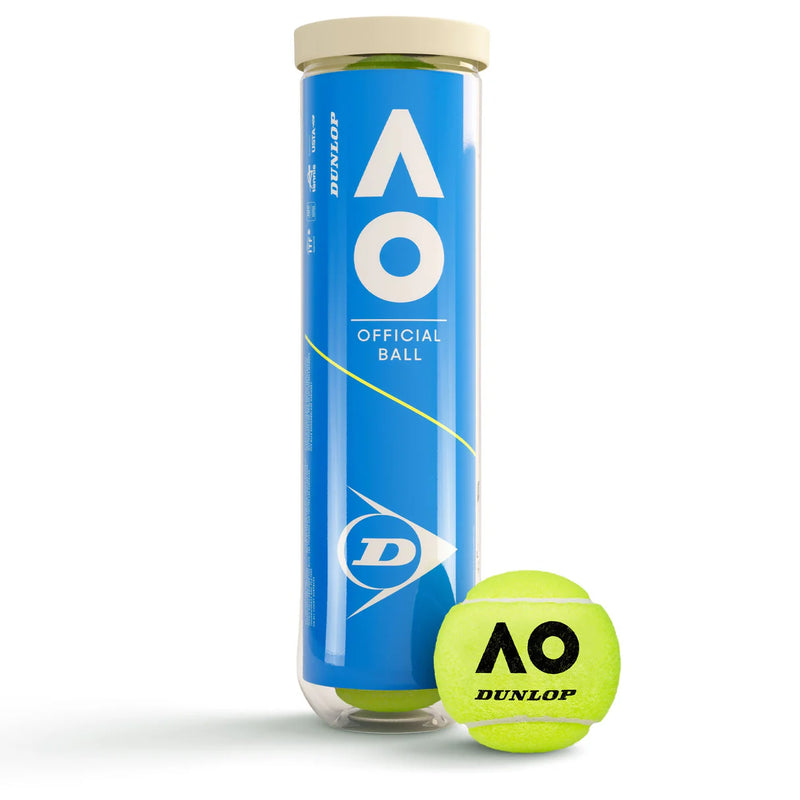 Dunlop Australian Open Tennis Ball 4b Tube