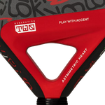 Red and black paddle 