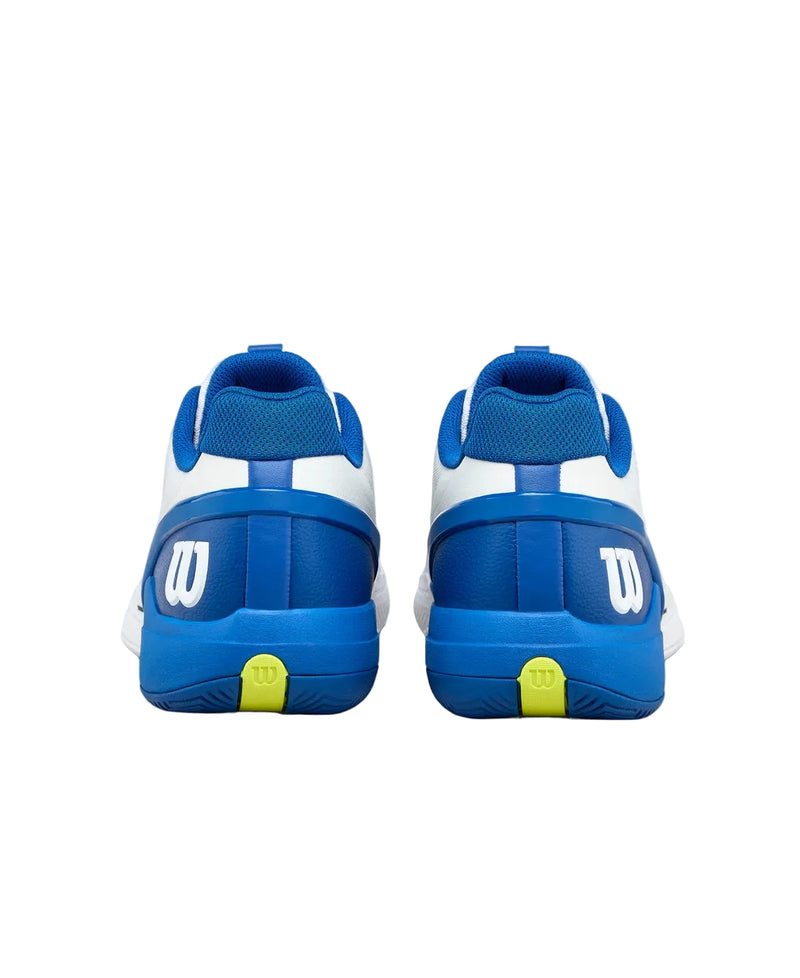 Wilson Rush Pro 5 - White/Deja Vu Blue/Safety Yellow