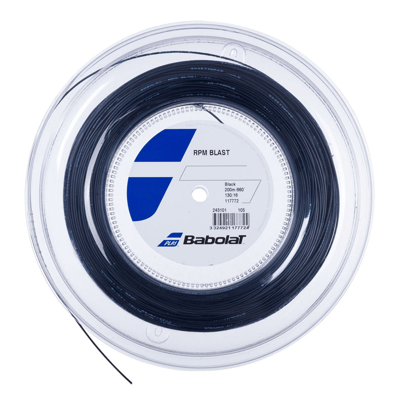 Babolat RPM Blast Tennis String Black 17G - 200m Reel