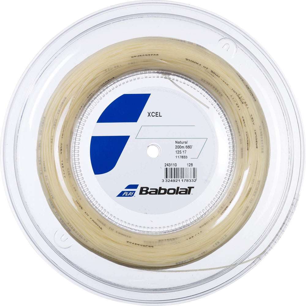 Babolat Xcel Tennis String Clear 16G - 200m Reel