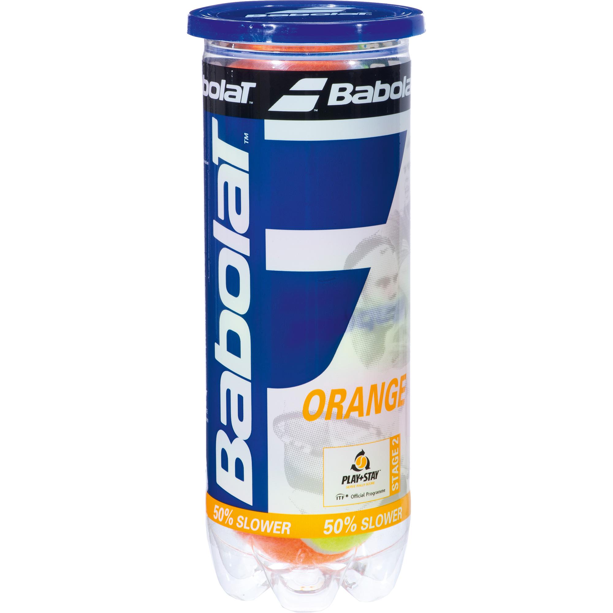 Babolat Orange Balls 3 Ball Tube PH Tennis