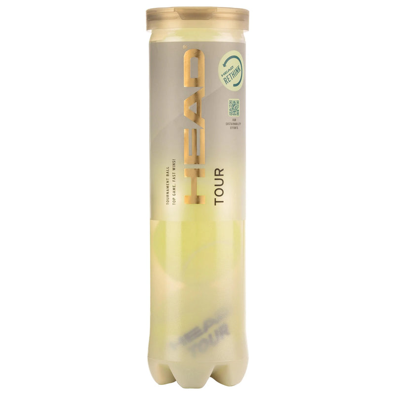 Head Tour Tennis Balls 4B Tube