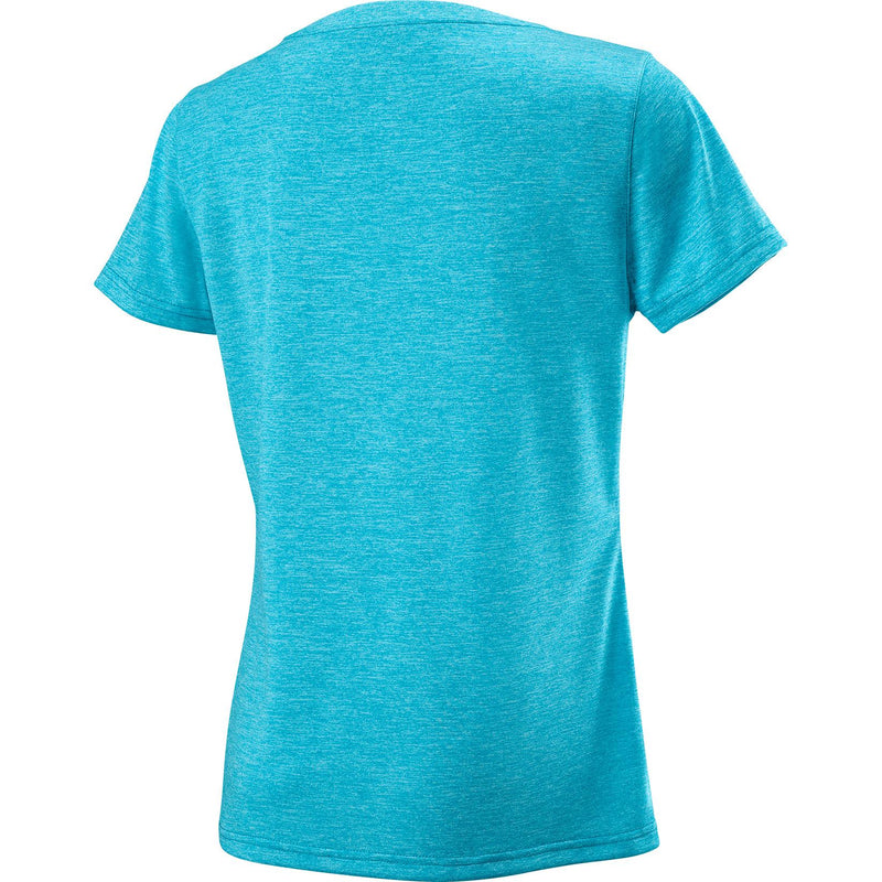 Wilson Women's Script Tech Tee Blue